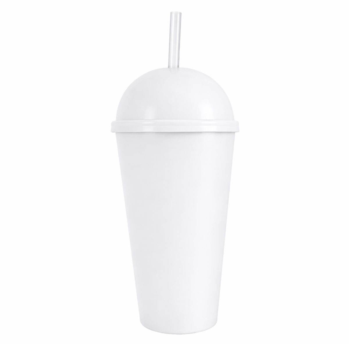Copo 550 Ml Com Tampa Bola E Canudo