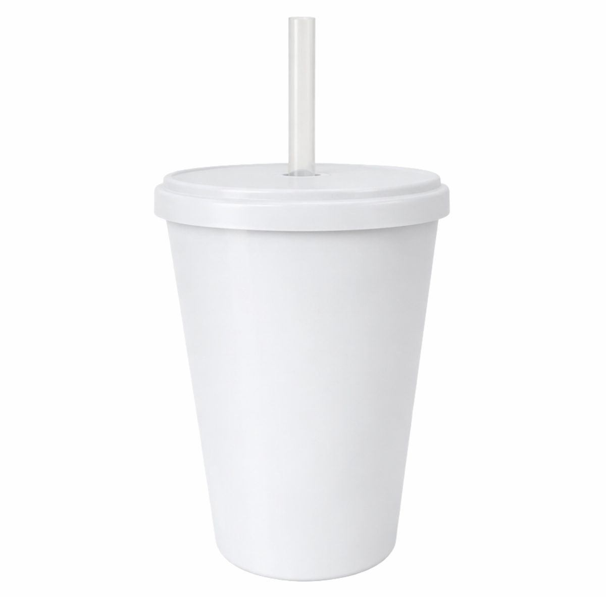 Copo 350 Ml Com Tampa E Canudo