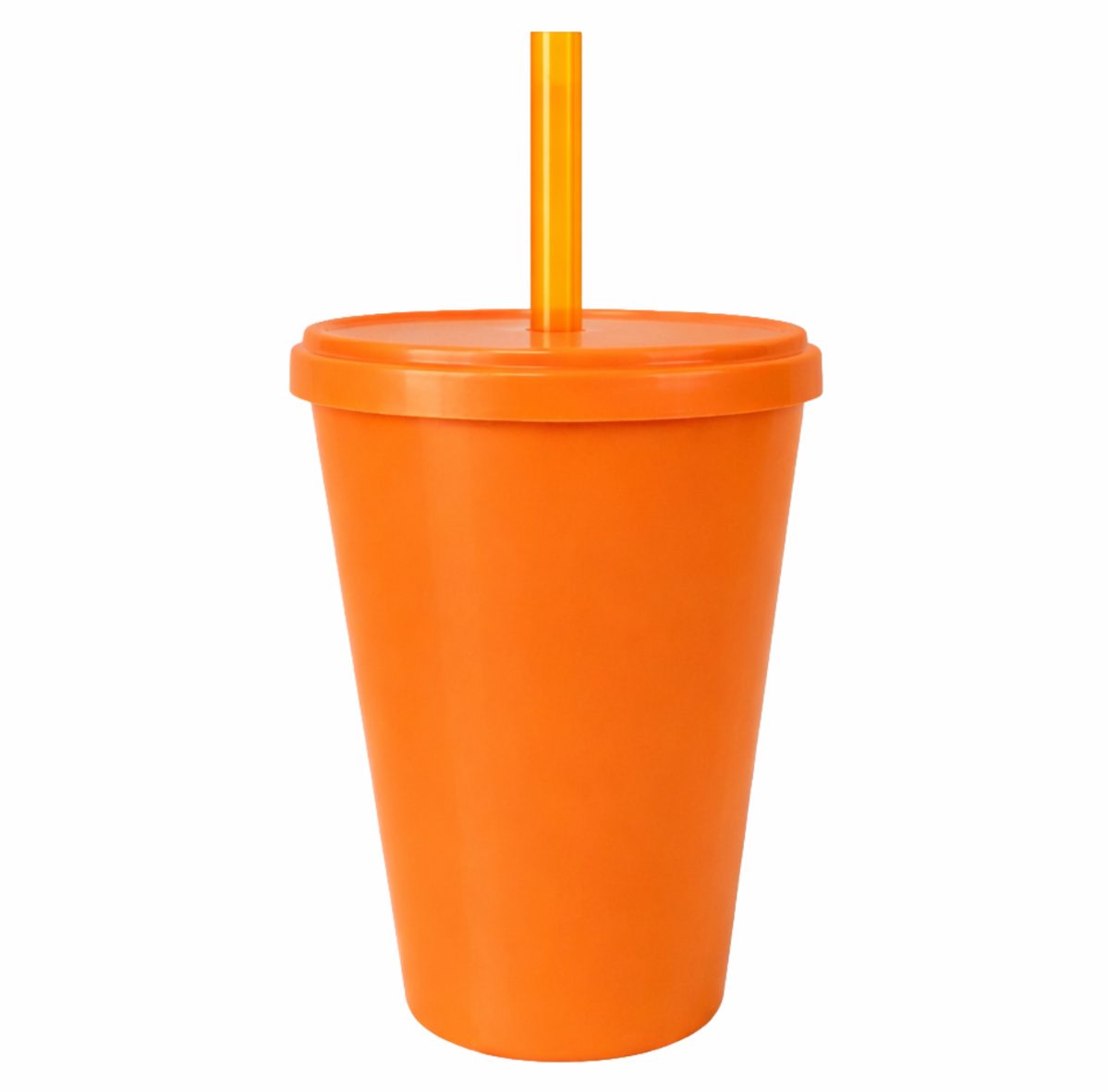 Copo 350 Ml Com Tampa E Canudo