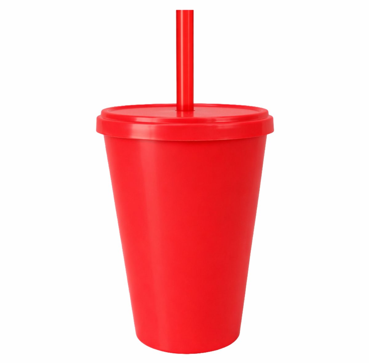 Copo 350 Ml Com Tampa E Canudo